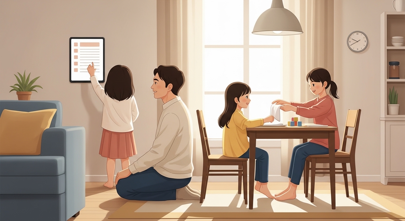 The Routine Mindset: Set Up Chores Once, Run Them Forever